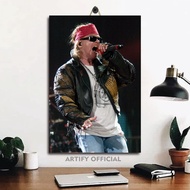 ROCK BAND GUNS N ROSES MEN'S ROOM POSTER 20X30 OFFICIAL ARTIFY/ AXL ROSE BAND GUNS N ROSES WALL DISP