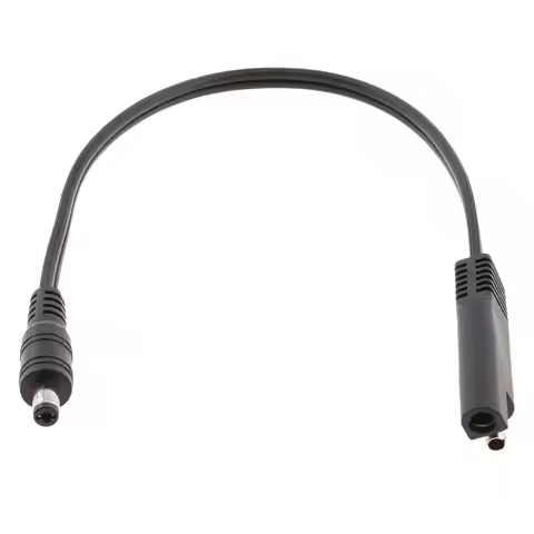 DC Power 5.5x2.1mm Male to SAE Plug 18AWG Cable for Automotive Connector Standard SAE Plug works wit