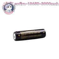 NEW /18650 Sofirn rechargeable battery - 3000mAh  pointed headed and flat headed.