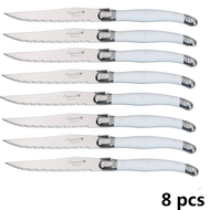 ㊖AMAZE㊖ 6-8pcs Stainless Steel Steak  Set Laguiole Steak Knives Stainless Steel Table Dinner  Colorf