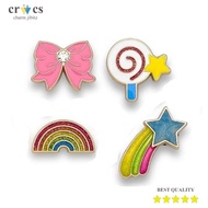 METAL STICKER, Beautiful thick 3D jibbitz shoe Charm