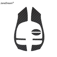 JaneDream สติกเกอร์ตกแต่งพวงมาลัยคาร์บอนไฟเบอร์สำหรับตกแต่งรถยนต์สำหรับ Nissan X-Trail Xtrail T32 Qashqai J11 Teana J33