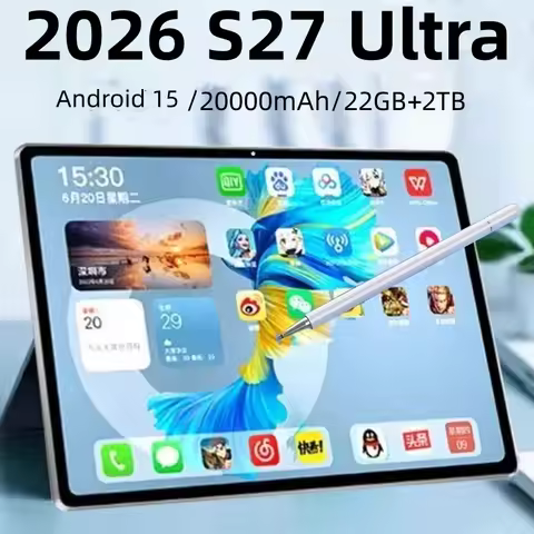 2026 Latest Global First Tablet Pad Android 15 Snapdragon8 Gen3 11 inch Soft Light Screen S27 Ultra 