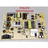 PHILIPS 58PUT6604/68 (715GA052-P01-007-003M)POWER BOARD ORIGINAL TV