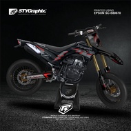 HITAM Newest DECAL CRF ONE ONE NINE BLACK CAN CUSTOM NAME, NUMBER AND COLOR