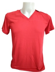 Orban Casual Plain V-neck T-shirt For Ladies