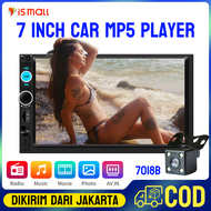7018B tv android 7 inch mobil Car Radio 7 Inch Head Unit 2Din tv mobil FM Modulator Stereo Receiver Support RearView Camera Audio Player Bluetooth Mirror Link MP5