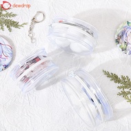 DEWDROP​ Round Badge Storage Pouch, Transparent Protection Case Anime Badge Display Bag, Storage Bag