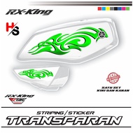 RX KING TRANSPARENT STICKER SIMPLE POLET NEWEST VARIATION TRANSPARENT STICKER H67