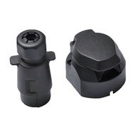 [zcinns] 7-Way Trailer Truck Camper Plug Socket Weatherproof