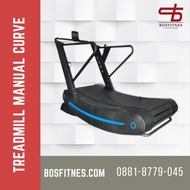 Treadmill manual Curve Total alat fitness commersial tempat gym