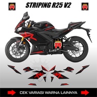 STRIPING YAMAHA R25 V2 YZFV2/DECAL STICKER R25 V2