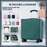 MR 18inch Lightweight Luggage Bag Travel 7kg Hand Carry Luggage 360° Universal Wheels Suitcase Lugga