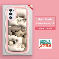 OPPO Reno 2Z 3 4 4F 5 5K 6 7 8 8T 7Z 8Z 9 F21 S A1 Pro 5G 4G Phone Case We Bare Bears Pattern 3D Col