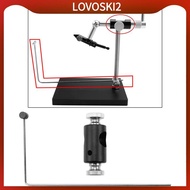[LovoskiacMY] Fly Tying Vise, Fishing Line Stand, Metal, Practical, Rotating, Portable, Replacement 