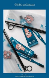 BTS Suga x Disney pixar hamm x saltrain toothpaste travel set 迪士尼 反斗奇兵 火腿  旅行牙膏牙刷套裝
