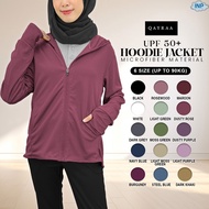 QAYRAA UPF50+ Cap Jacket Jogging Jacket Sport Anti-UV Hoodie /Size S-3XL/Black/Blue/Maroon/Grey/Dust