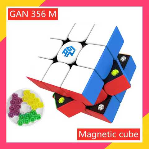 GAN 356 cube Magnetic 3x3x3 magic cube and GAN 356 3x3x3 Puzzle cube , Cubo Magico Professional Spee