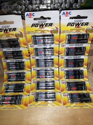 Baterai ABC biru AAA 12 PCS | Baterai ABC Hitam AAA Kecil
