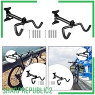 [Sharprepublic2] Bike Mount, Bike Holder for Wall Accessories, Display Rack Wall Rack for Outdoor, Most Bikes Apartment