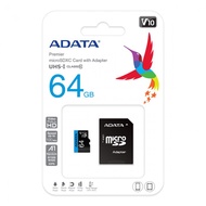 ORIGINAL ADATA MICRO SD A1 CLASS 10 - 32GB / 64GB WITH ADAPTER MEMORY CARD