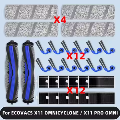 Compatible For ( ECOVACS DEEBOOT X11 OMNICYCLONE / X11 PRO OMNI ) Spare Parts Accessories Main Side 