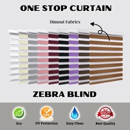 Ready Stock Zebra Blind / Langsir Bidai Korea / Height 6 Feet / Free Screw & Wall Plug Blind Window 