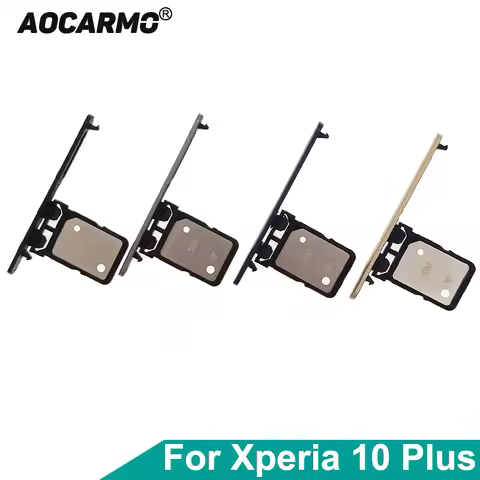 Aocarmo For Sony Xperia 10 Plus X10P i3213 i3223 i4213 i4293 Single SIM Card Holder Sim Tray Slot Wi