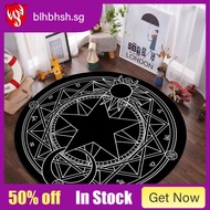 [in stock] round floor mat swivel chair Mat girls' children's bedroom thickened home chair sofa floor mat computer chair round carpet RWB8