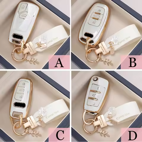 Tpu Car Key Case Cover for Audi Q7 Quattro A8 Quattro A1 A3 8P A4 A5 A6 A7 S3 S4 S5 S7 S8 R8 Q2 Q3 Q