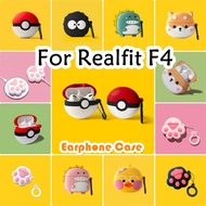 【Discount】For Realfit F4 Case Creative Cartoon Soft Silicone Earphone Case Casing Cover NO.1