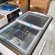 RSA box freezer kaca XS200 200liter