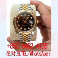 ROLEX 勞力士恆動日誌型DATEJUST 126333-0006 鑲鑽亮黑色G BLACK