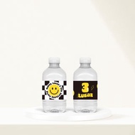 【客製】 閃電笑臉瓶裝水| 派對 | 生日 | 紀念 | 佈置