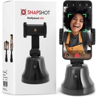(READY STOCK) Snapshot Shelfystand 360 - Auto-Tracking Cell Phone Holder for Desk | 360-Degree Face 