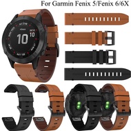 22มม.26มิลลิเมตรหนังสายสำหรับGarmin Fenix 6/6Xเปลี่ยนสายนาฬิกาสำหรับGarmin Fenix 5/5 Plus/5Xสายรัดนาฬิกาข้อมืออัจฉริยะ