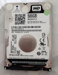 二手良品WD5000LPLX 7200RPM WD黑標 薄型7mm 500G SATA 筆電硬碟 測試數據僅供參考