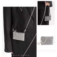 TNS - [HOTTREND] mini crossbody bag with bling bling stones [BLING BLING Party BAG] Alexie Wang Clas