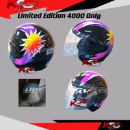 LTD BINTANG 14 HELMET 2023 2024 BLACK PURPLE TOPI KELEDAR LTD BINTANG 2023 LIMITED EDITION 4000 ONLY