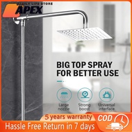 Shower 3-in-1 Stainless Steel 304 Square Shower Set Square Overheaded Rain Rainfall Shower Head