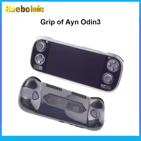 Reebolnic Grip of Ayn Odin3 Handheld Game Console TPU Soft Grip Protection Carry Grip for Ayn Odin 3