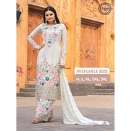 Eid Collection Indian Pakistani Anarkali salwar kameez Readymade Dress 3Pcs Suits by Inaaya Fabrics