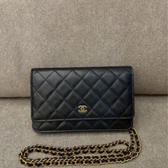 香奈兒黑金荔枝皮woc