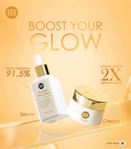 IB GLOW WHITE 2IN1 SET ( CREAM & SERUM  )