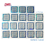 01 PCS INTEL CORE LOGO STICKER I3 I5 I7 GENERATION 9, GEN 9 - INTEL CPU STICKER FOR PC LAPTOP - STIC