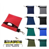 Shopkeeper Featured Golf Bag Nylon Ball Cover Can Hang Waist Small Waist Bag Multi-Purpose Storage Bag Golf Accessories Storage