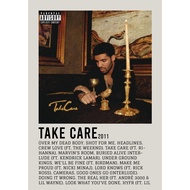 【READY STOCK】Aesthetic Poster Wall Take Care album by drake famous rapper