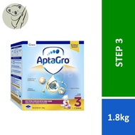 1.8kg / 600g Aptagro Step 3 Growing Up Milk Formula 1-3 years  Apta Gro grow aptagrow