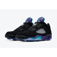 [iNTERWEAVE] Nike Air Jordan 5 G Low Black Grape Golf Shoes