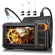 1pc 4.3" Endoscope Camera With Light, Snake Flexible Borescope Camera, 1080P HD Inspection Camera, M